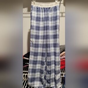 Hollister Blue Plaid Pajama Pants